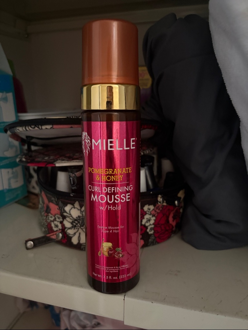 Mielle Pomegranate & Honey Curl Defining Mousse - Pink/Gold
